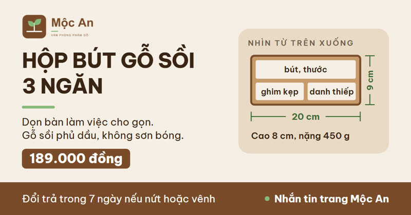 Ảnh Facebook thương hiệu Mộc An